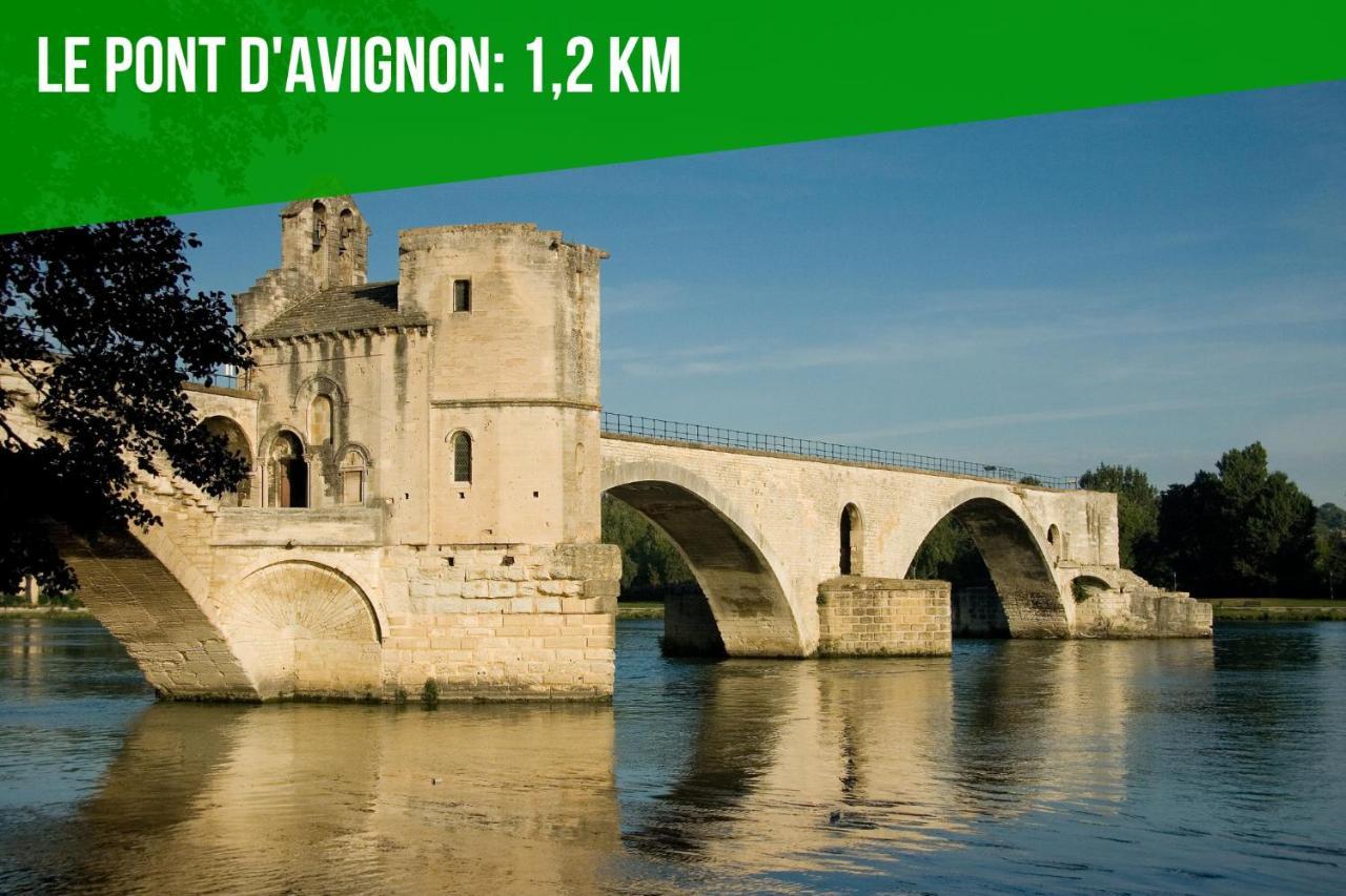 Ferienwohnung Au Coeur Des Platanes - Parking Gratuit Sous-Terrain - Clim - Balcon Avignon Exterior foto